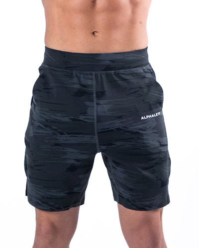 Alphalete 4-Way Stretch 8" Kort Sort Camo | XEPJW6857