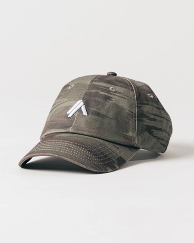 Alphalete Adjustable Cap Olivengrøn Camo | MWAHF7012