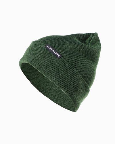 Alphalete Bomulds Knit Beanie Wild Sage | CEAXW5237