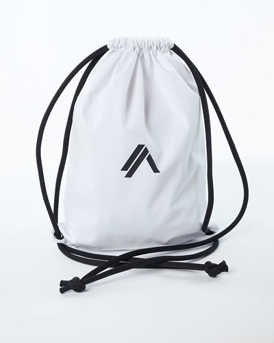 Alphalete Drawstring Bag Hvide | QOUIX8254