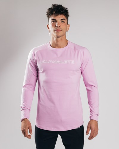 Alphalete Fitted Performance Long Sleeve Bloom | VXABZ1084