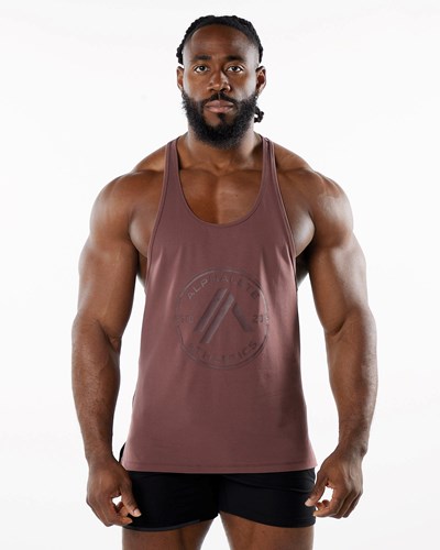 Alphalete Fitted Performance Stringer Merlot | MGBNI7213