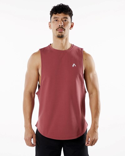 Alphalete Fitted Performance Tank Gingerbread | GCXJD9675