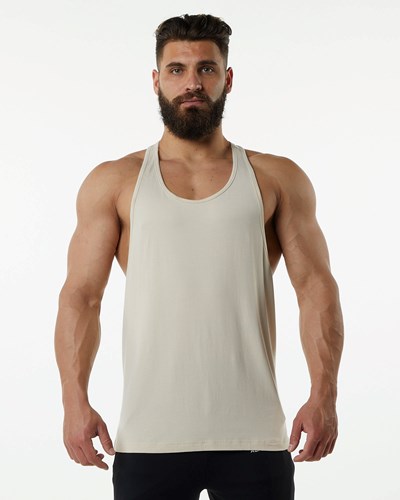 Alphalete Fitted Premium Stringer Sahara | APZCU0572