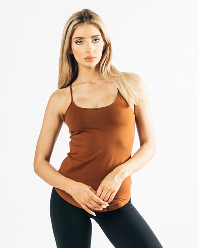 Alphalete Full-Length Premium Tank Mahogany | FRTVS3640