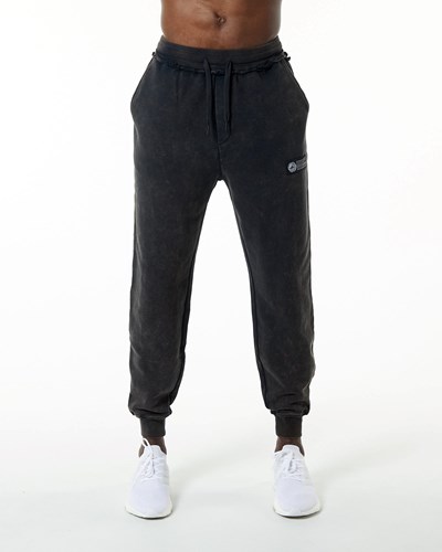 Alphalete Heavyweight Washed Terry Jogger Onyx | PGSAC9264