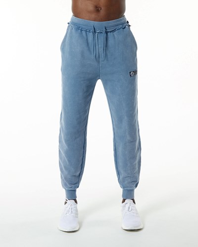 Alphalete Heavyweight Washed Terry Jogger Blå | TMDXW2081