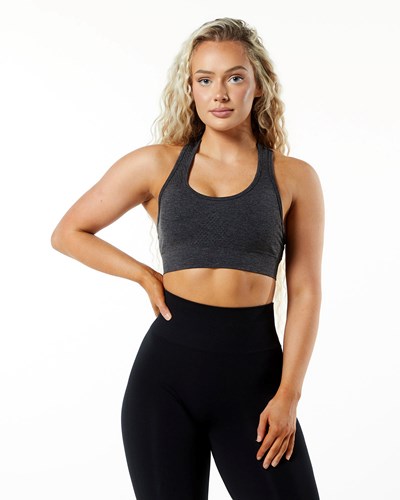 Alphalete High-Impact Seamless Sports Bra Grå | DGTVL1092