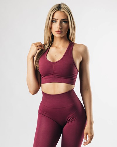 Alphalete High-Impact Seamless Sports Bra Wisteria | LYSVT2098