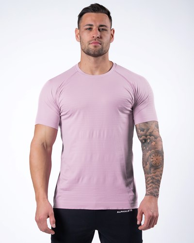 Alphalete High Performance Seamless Kort Sleeve Tee Bloom | WCOAQ0481