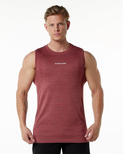 Alphalete High Performance Seamless Tank Gingerbread | KVLUF5934