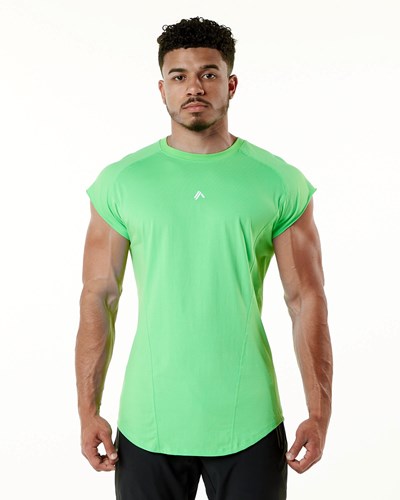 Alphalete High Performance Uden Ærmer Tee Grøn | FZMQJ9520