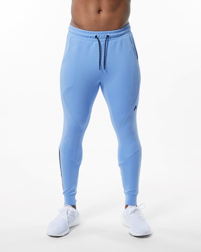 Alphalete Interlock Knit Cuffed Jogger Lyseblå | BQYHO0359