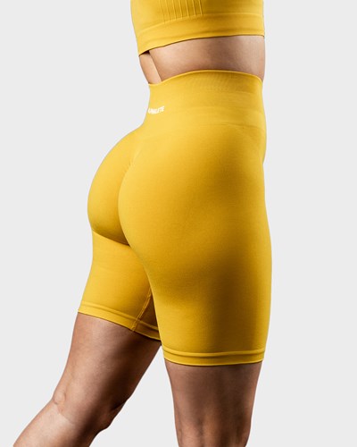 Alphalete Seamless Scrunch 7.5" Kort Golden Hour | UKADG4213