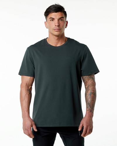 Alphalete Set-In Sleeve Tee Grøn | FTNRK5109