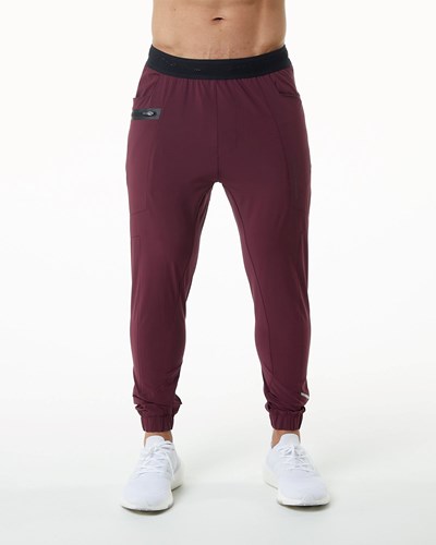 Alphalete Woven 4-Way Stretch 29" Pant Bordeaux | IHFBQ4912