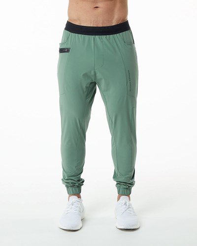 Alphalete Woven 4-Way Stretch 29" Pant Grøn | RWJBM6452