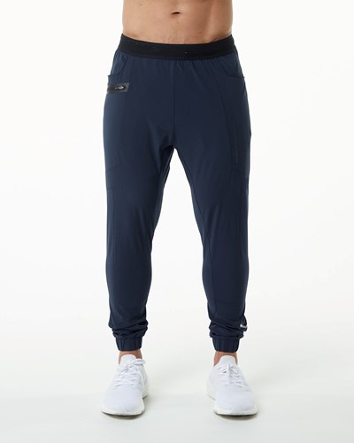 Alphalete Woven 4-Way Stretch 29" Pant Mørkeblå | OZBGF7160