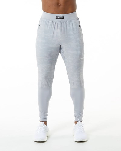 Alphalete Woven 4-Way Stretch 29" Pant Sølv | RXJCI8624