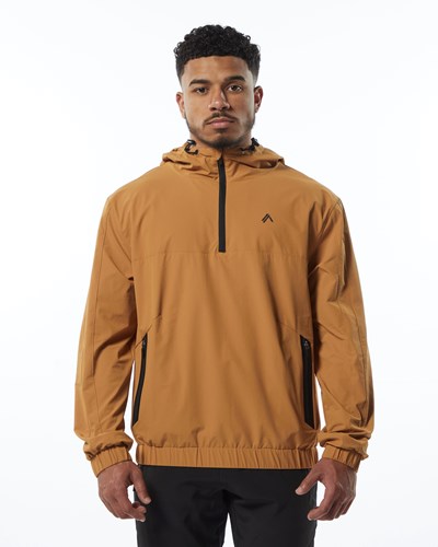 Alphalete Woven Performance Jacket Chestnut | YUQXH3217