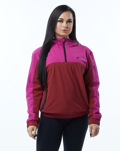 Alphalete Woven Performance Jacket Lyserød | XQZVT0826