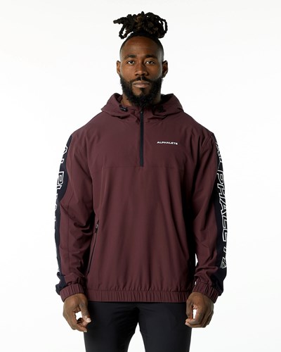 Alphalete Woven Performance Jacket Mørke | ASWJD7934