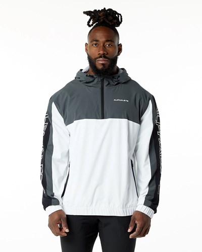 Alphalete Woven Performance Jacket Rocky Mountain | KAXJP2301