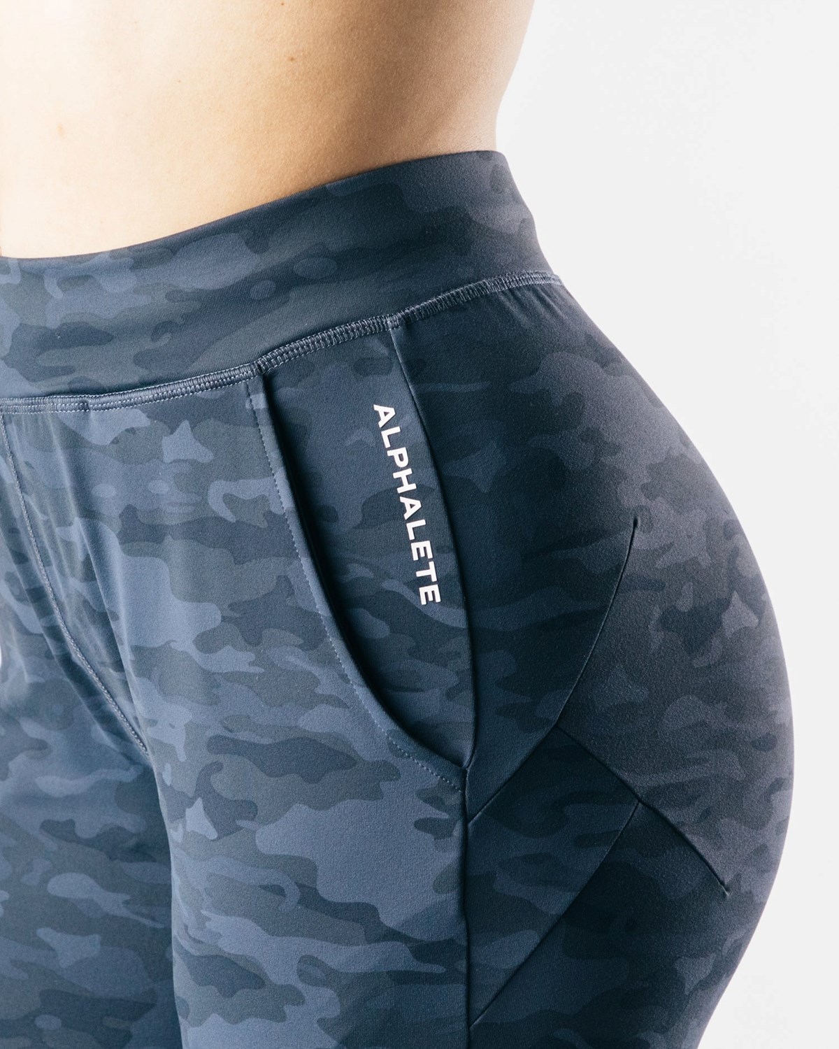 Alphalete 4-Way Stretch Jogger Mørkemørkeblå Camo | GSNCO2046