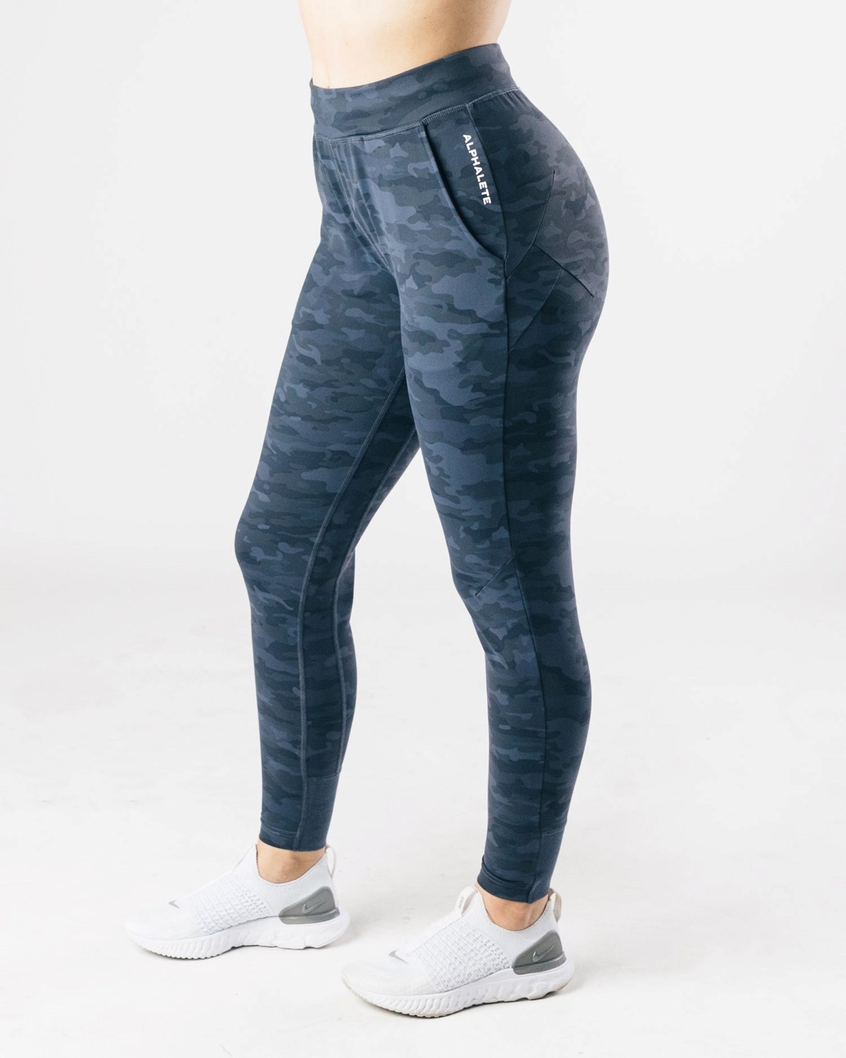 Alphalete 4-Way Stretch Jogger Mørkemørkeblå Camo | GSNCO2046