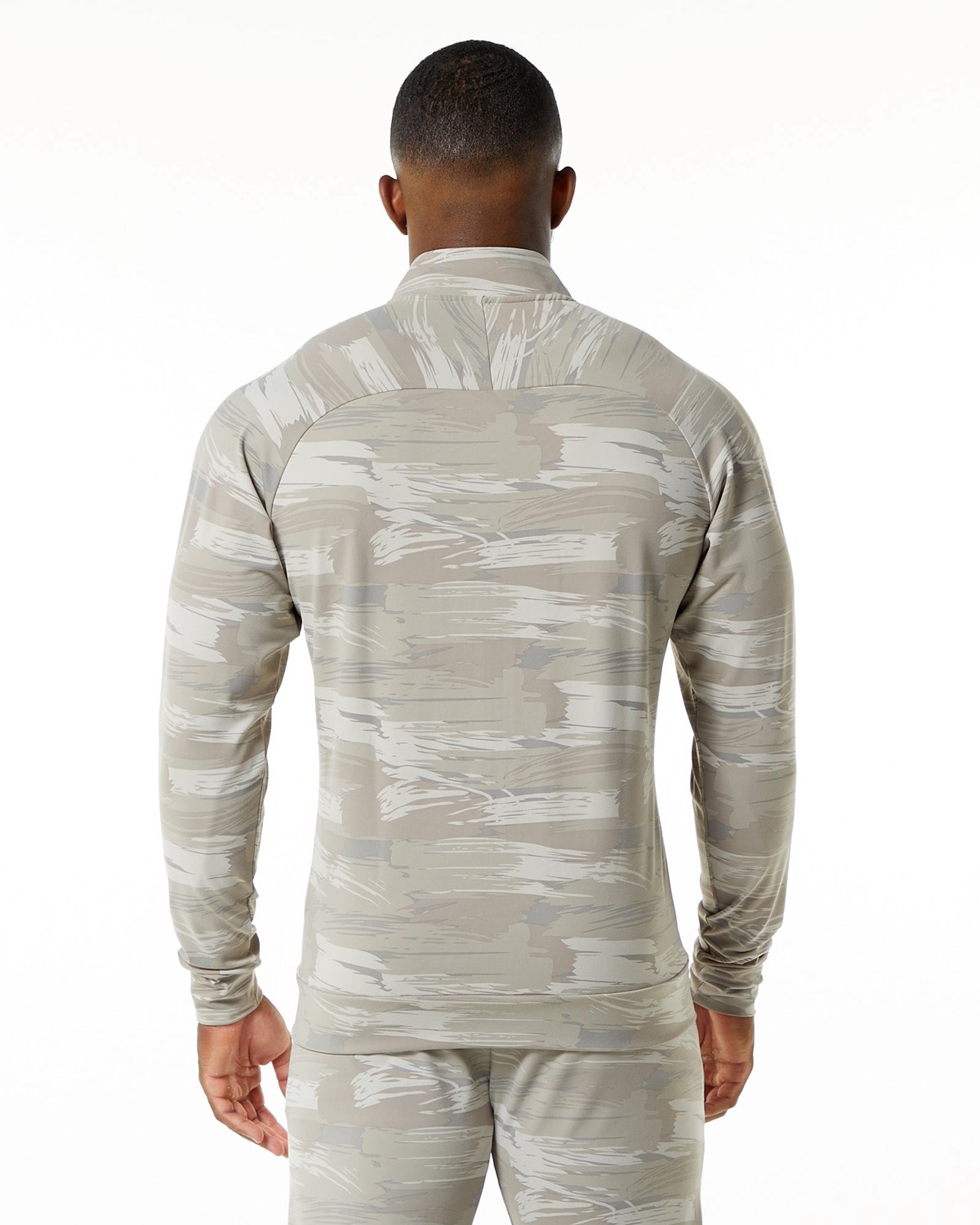 Alphalete 4-Way Stretch Track Jacket Camo | ZEKJA8524