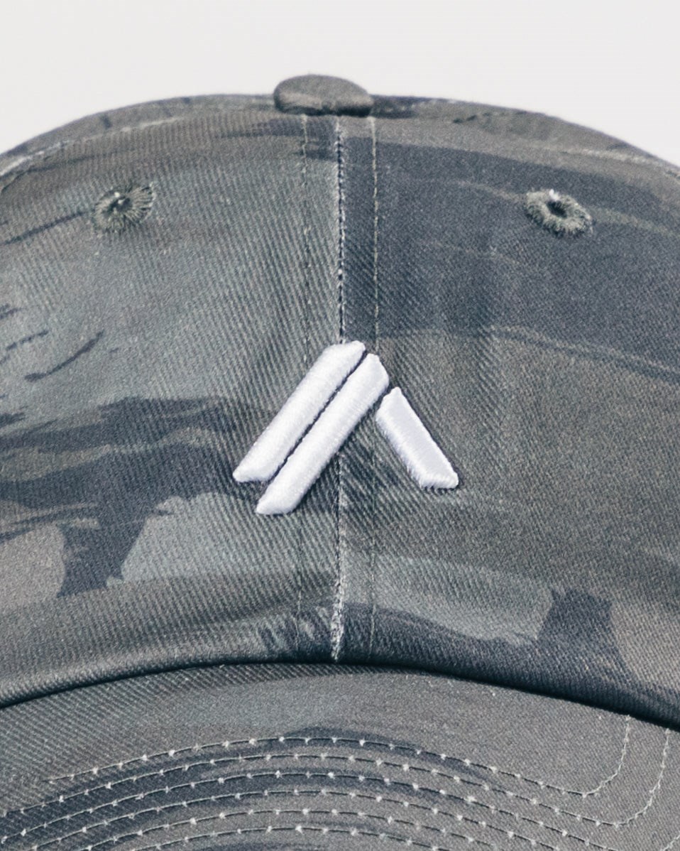 Alphalete Adjustable Cap Grå Camo | GLBQI5631