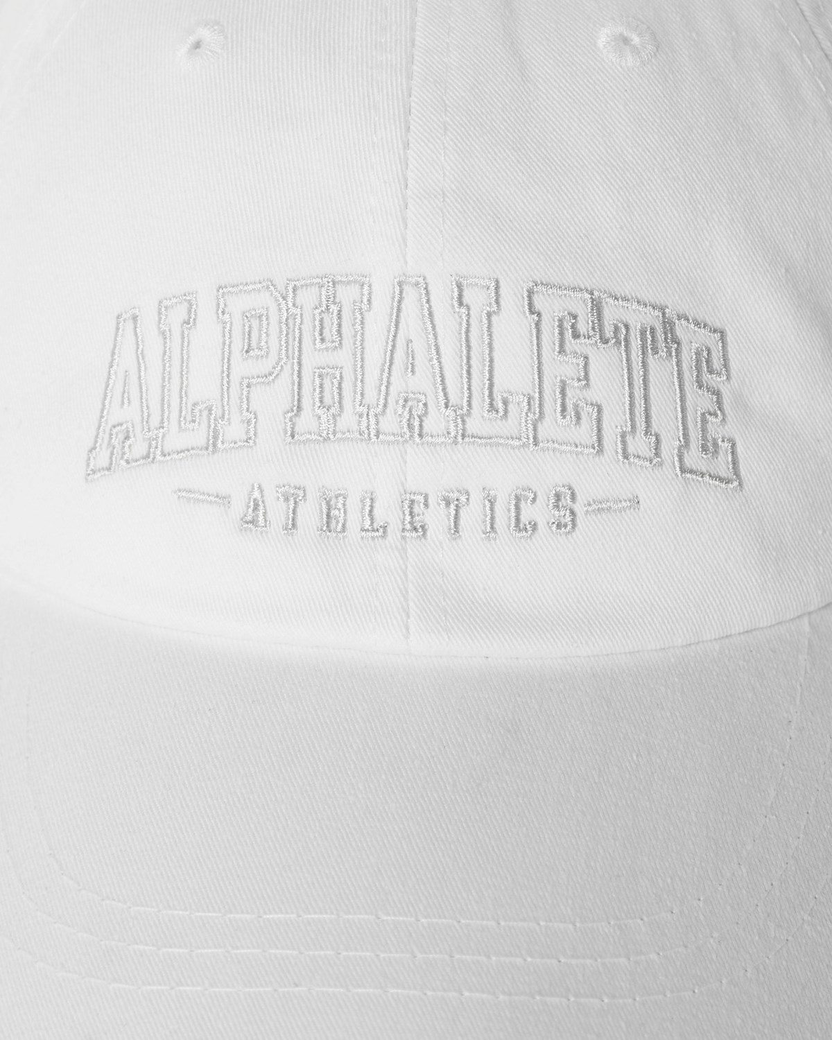 Alphalete Adjustable Cap Hvide | LYSNZ5617