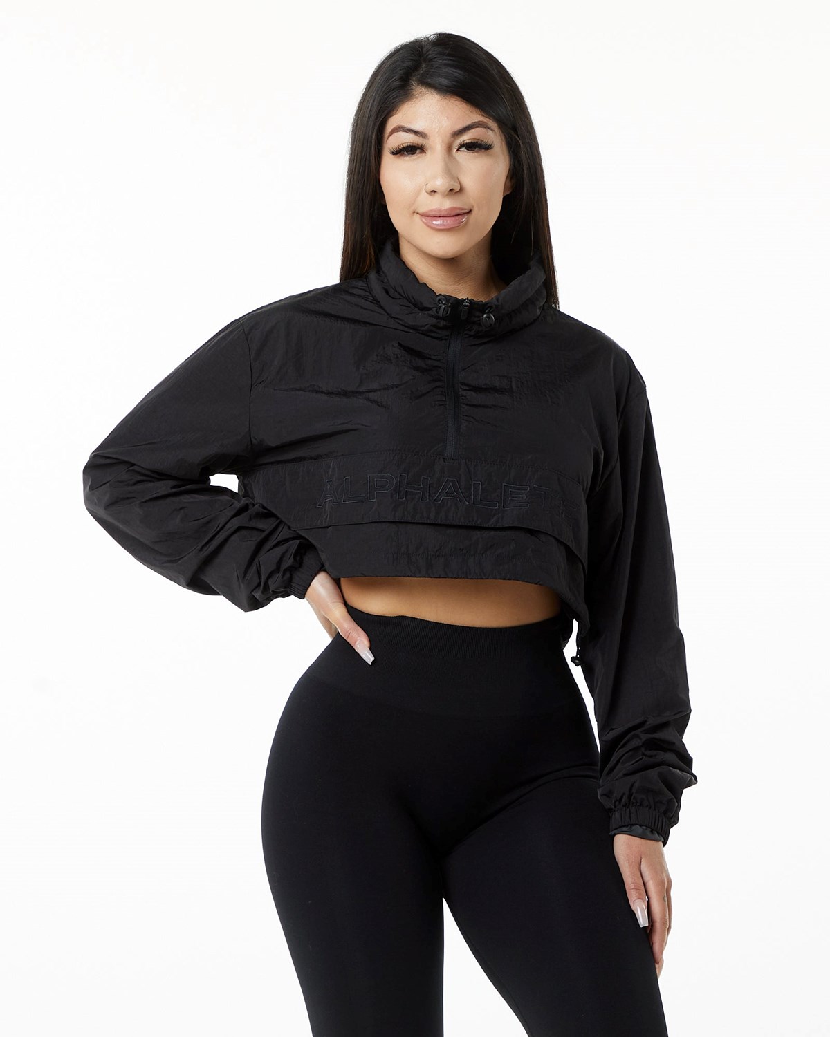 Alphalete All-Purpose Crop Jacket Sort | PIECX8049