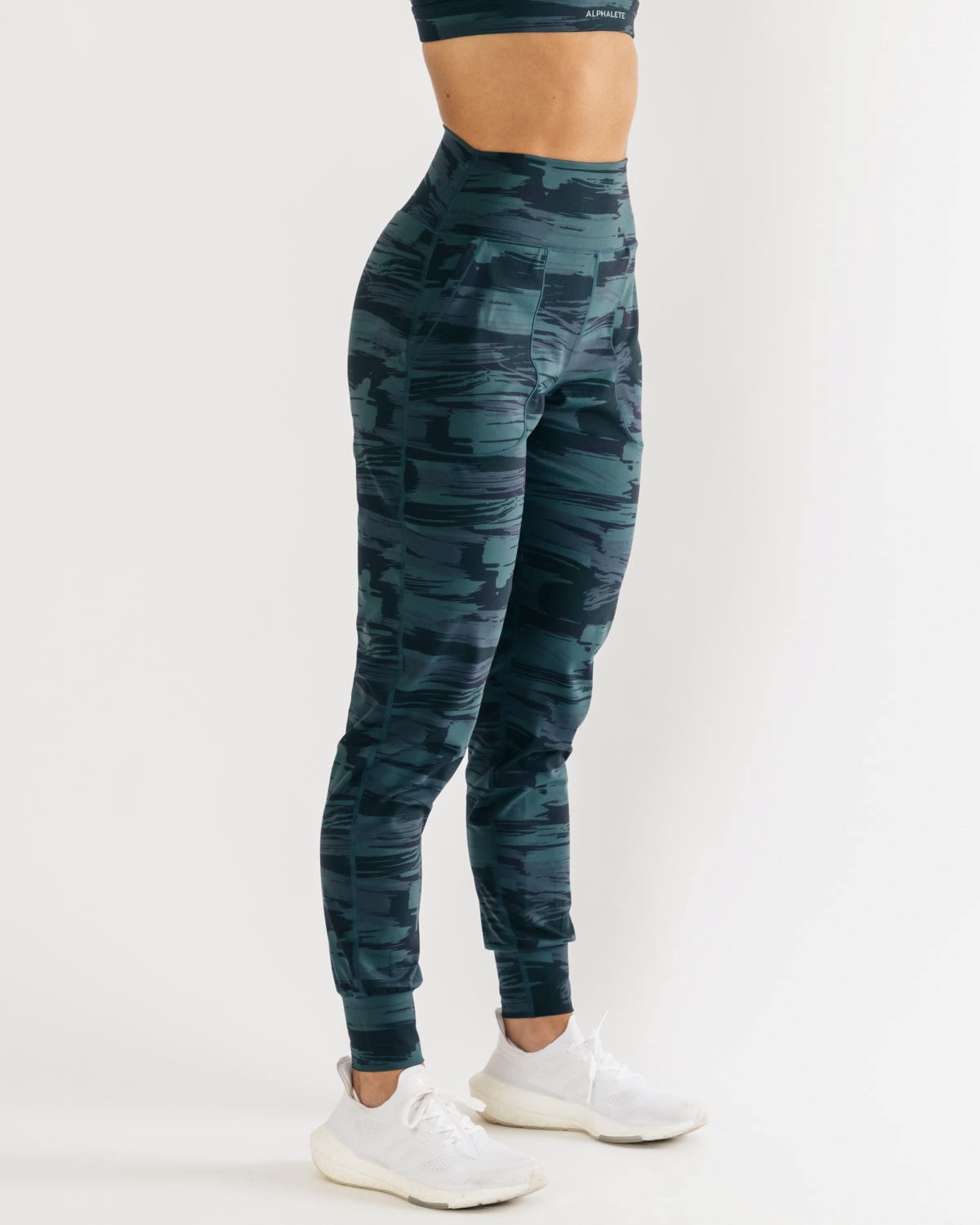 Alphalete All-Purpose Jogger Blå Camo | YXHFR8732