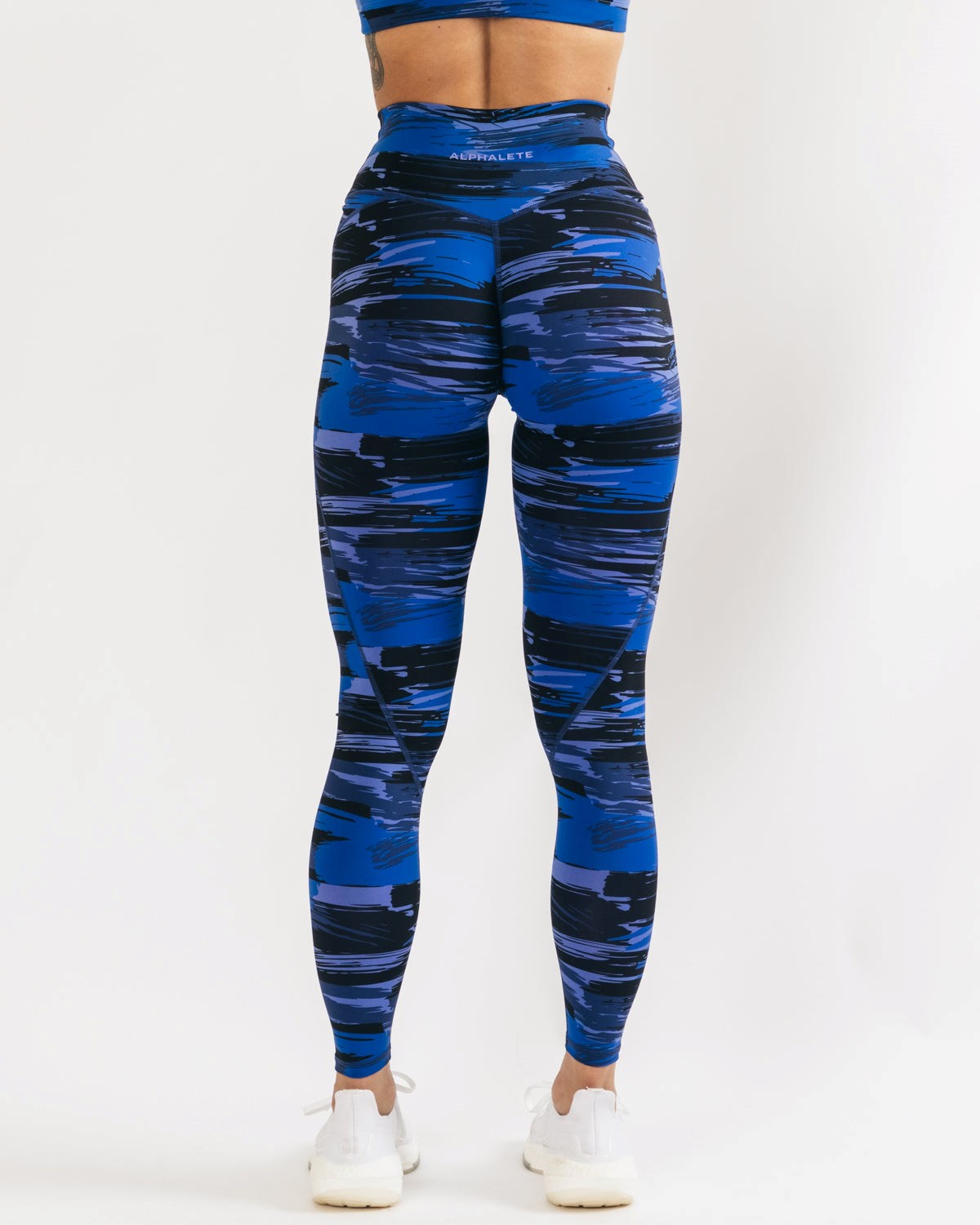 Alphalete All-Purpose Legging Blå Camo | JPDBA8601