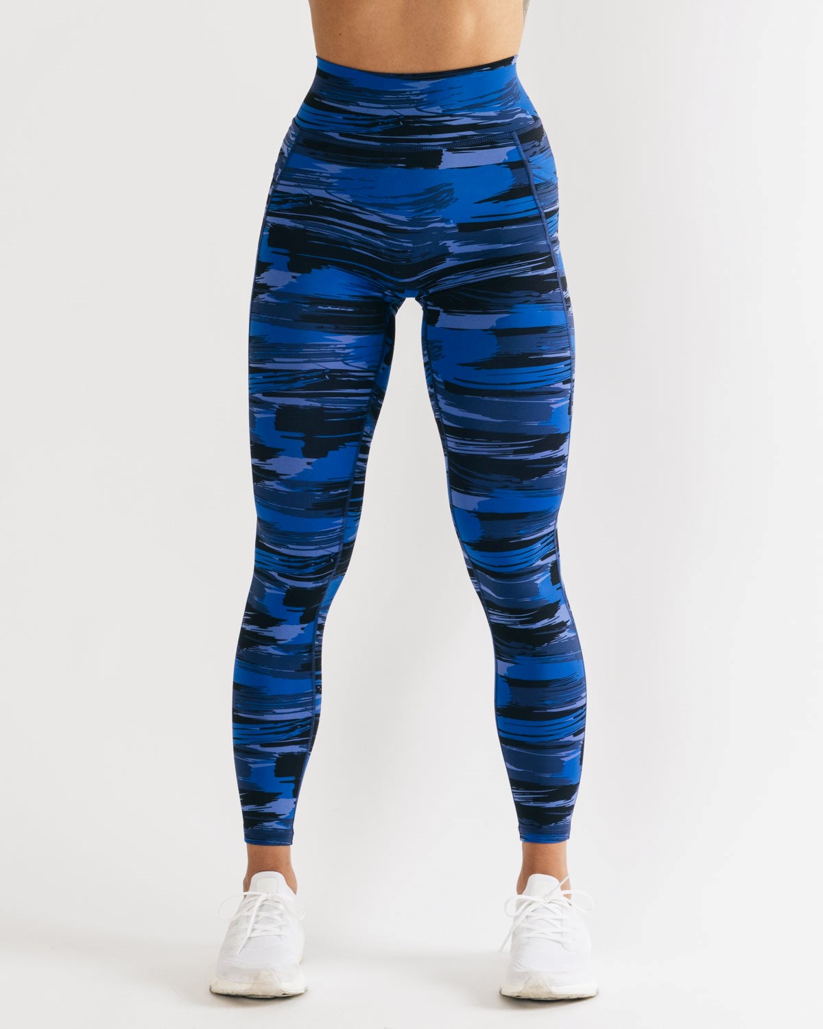 Alphalete All-Purpose Legging Blå Camo | YHBAK9507