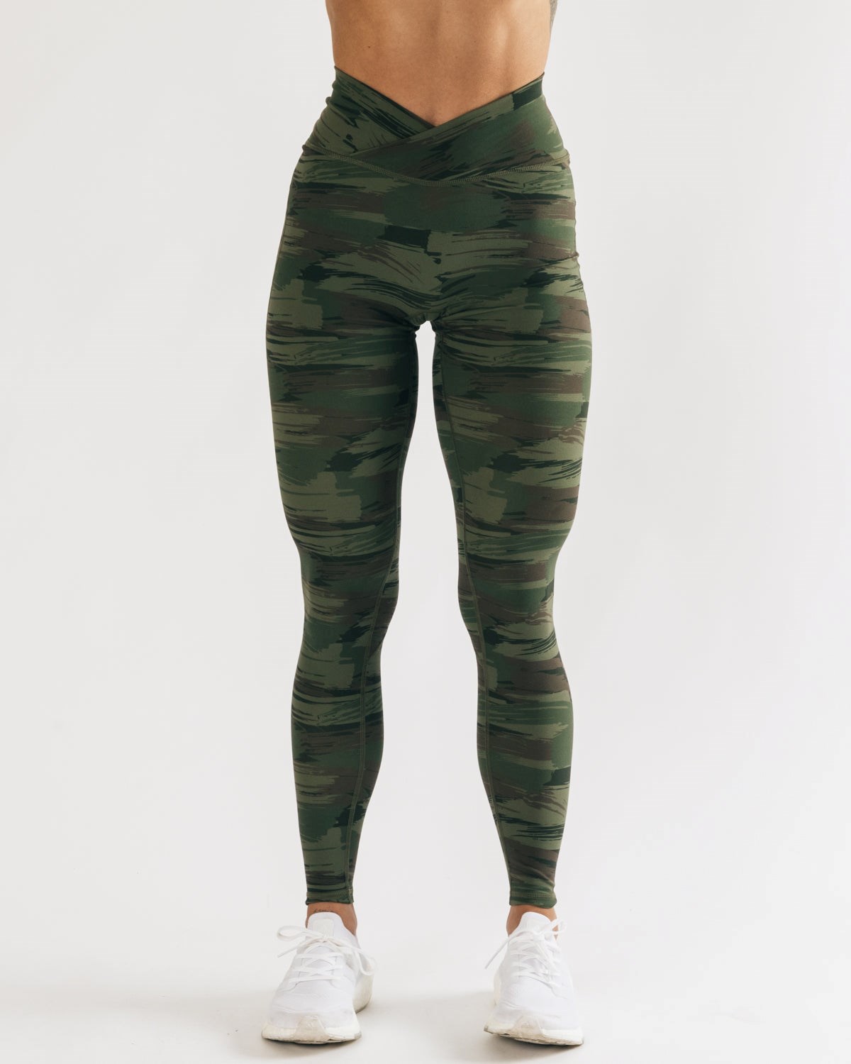 Alphalete All-Purpose Legging Olivengrøn Camo | RNAOU4157