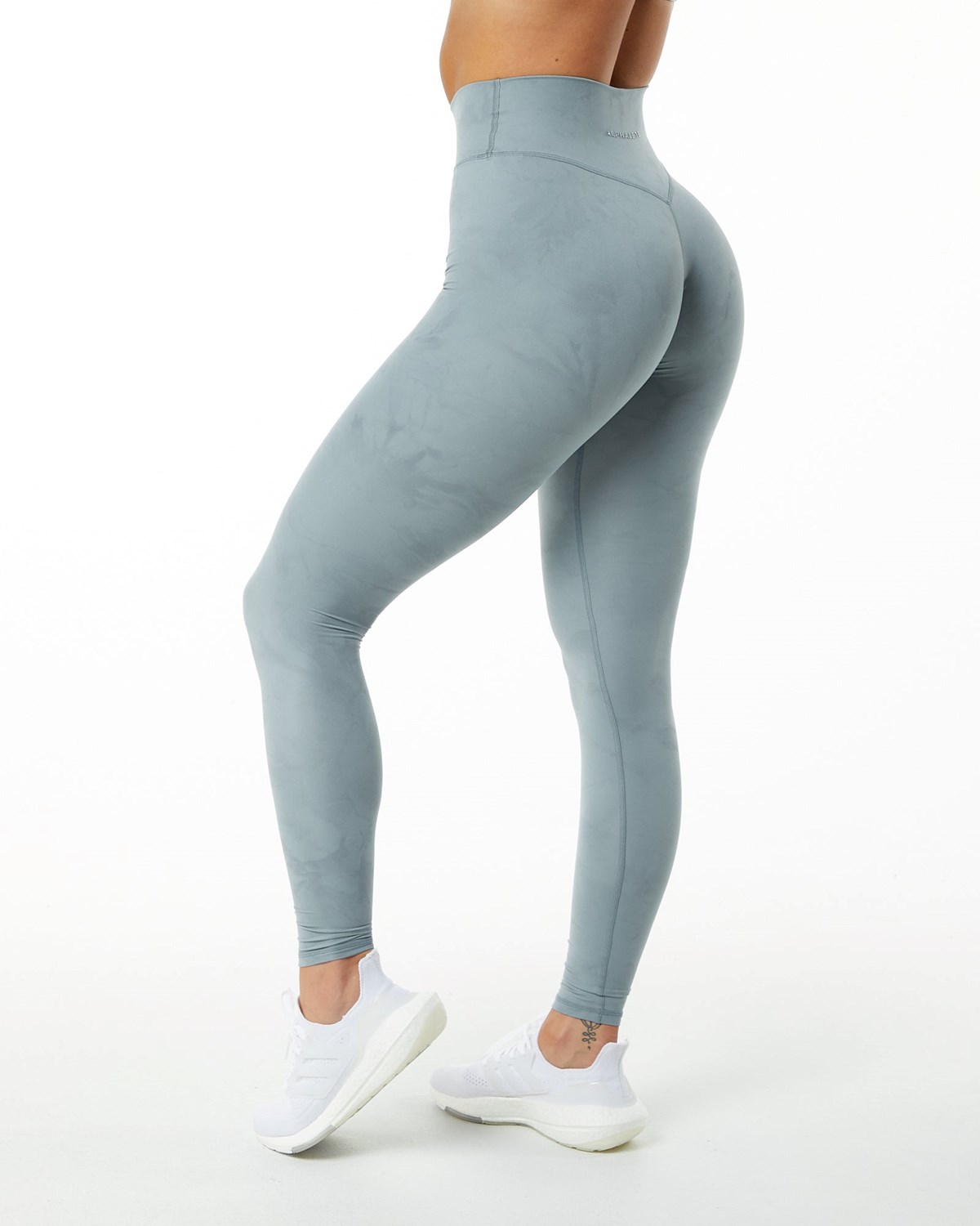 Alphalete All-Purpose Luxury Legging Washed Denim | EYGTB4395