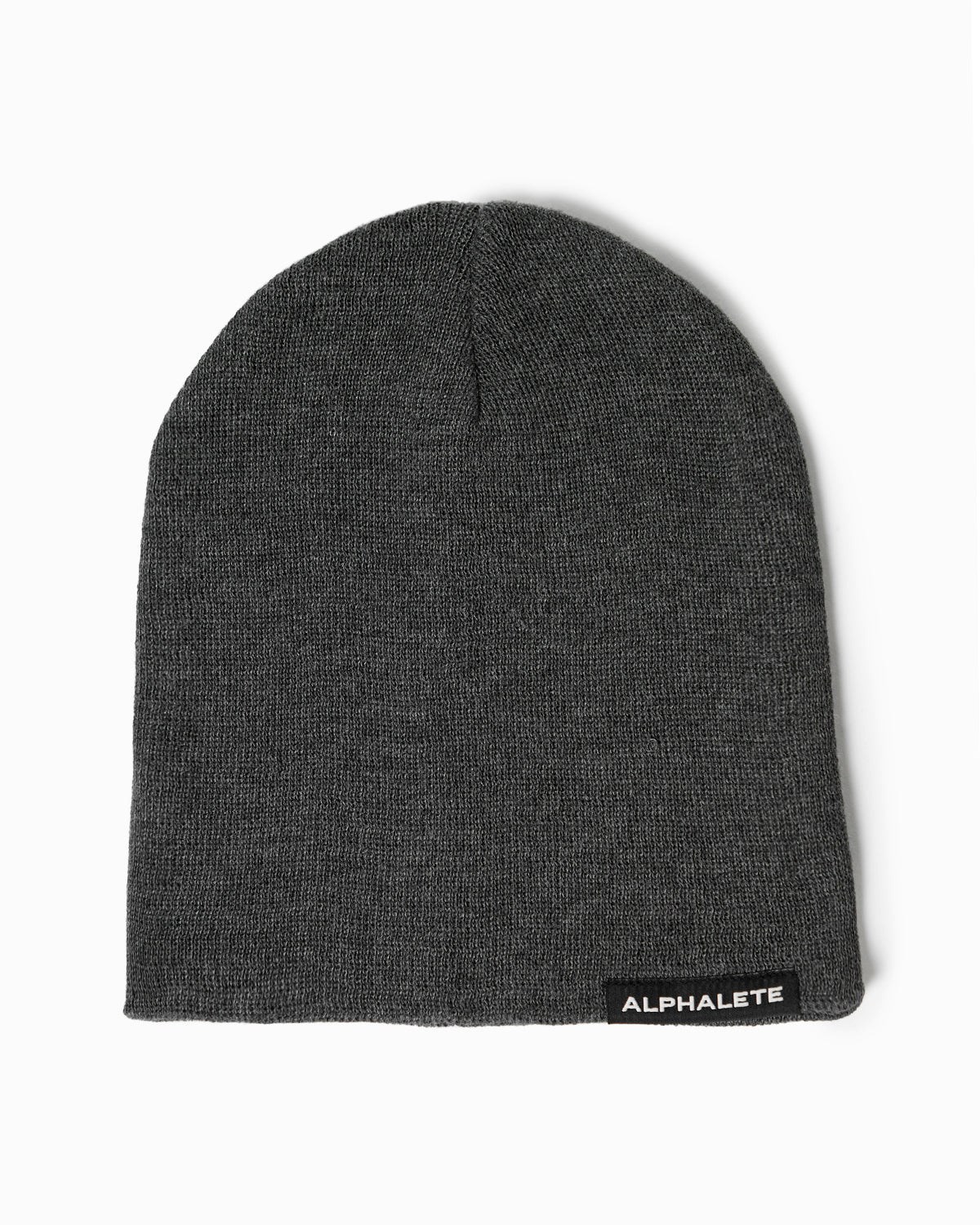 Alphalete Bomulds Knit Beanie Charcoal | LOXPK0376