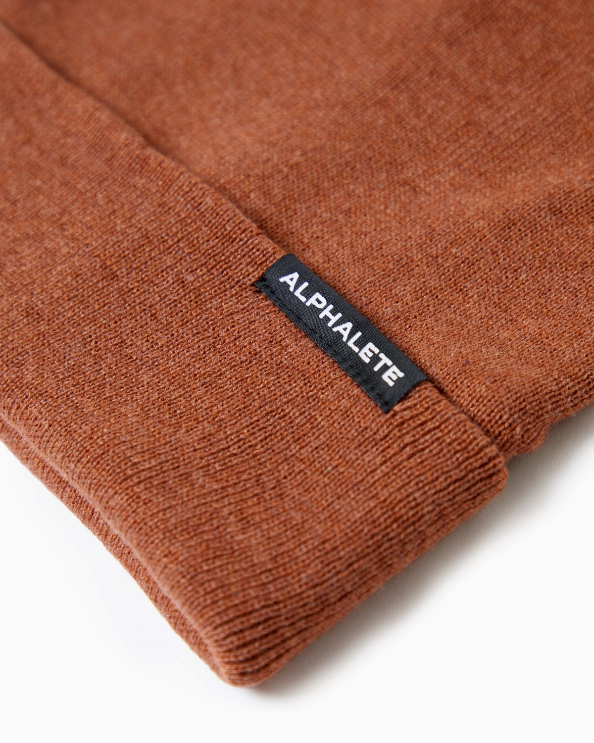 Alphalete Bomulds Knit Beanie Clay | FDMTO4628