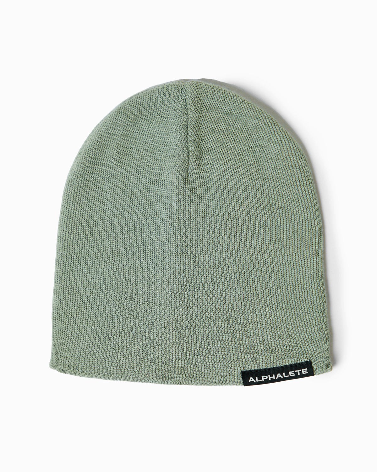 Alphalete Bomulds Knit Beanie Sage | ZCSLV2059