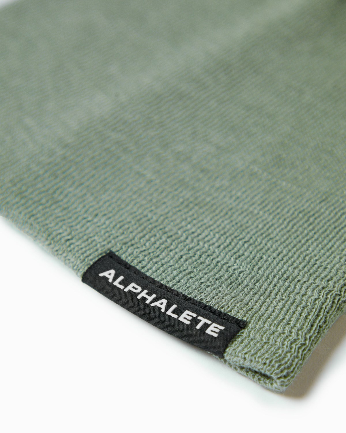 Alphalete Bomulds Knit Beanie Sage | ZCSLV2059