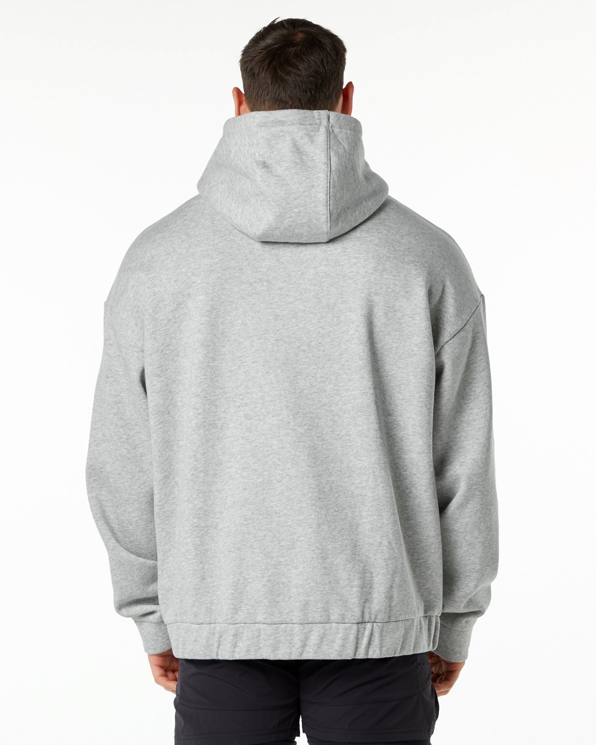 Alphalete Brushed Fleece Full-Zip Hoodie Grå | VZPTD5624