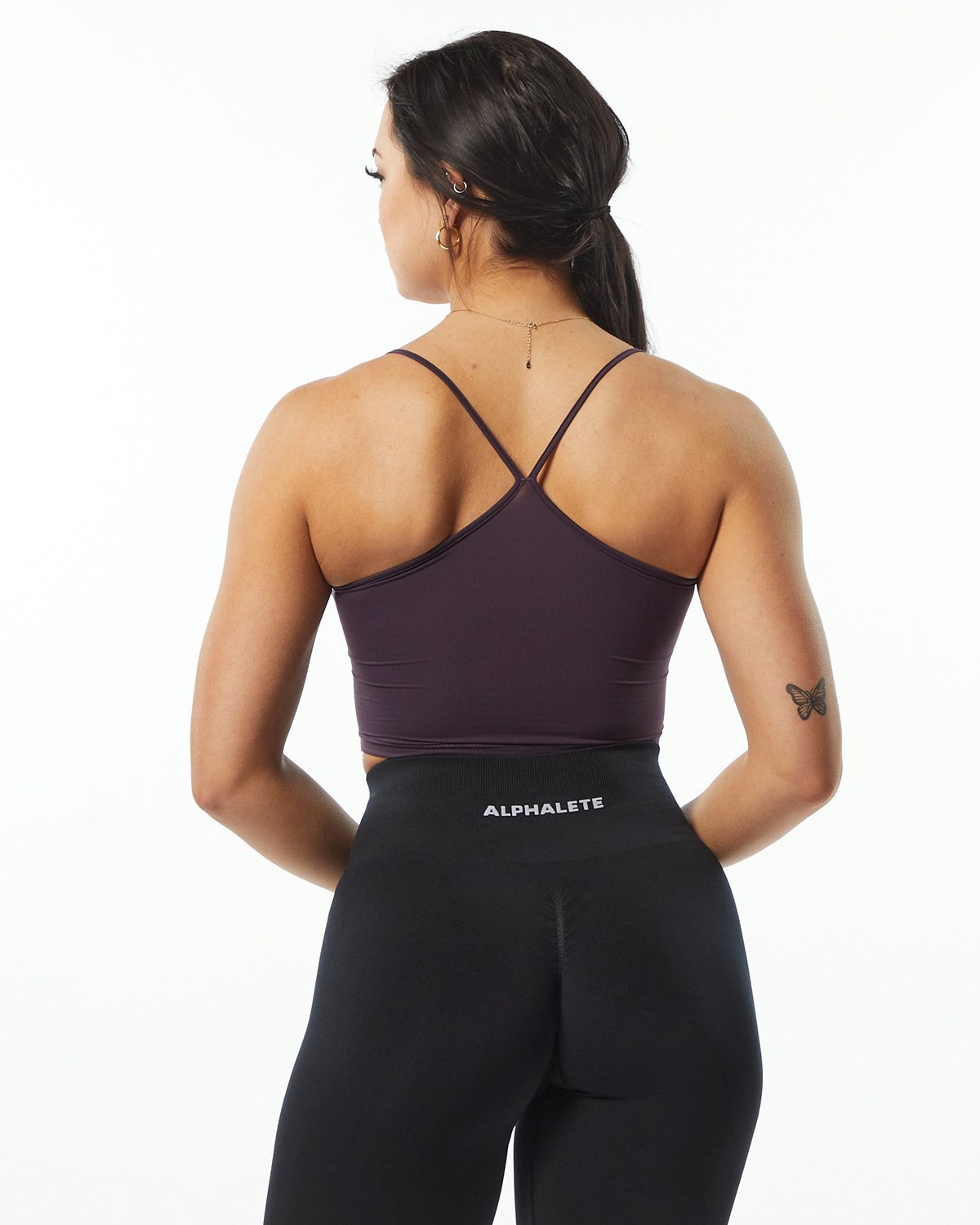 Alphalete Camisole Y-Back Crop Tank Lilla | TEZSR2094