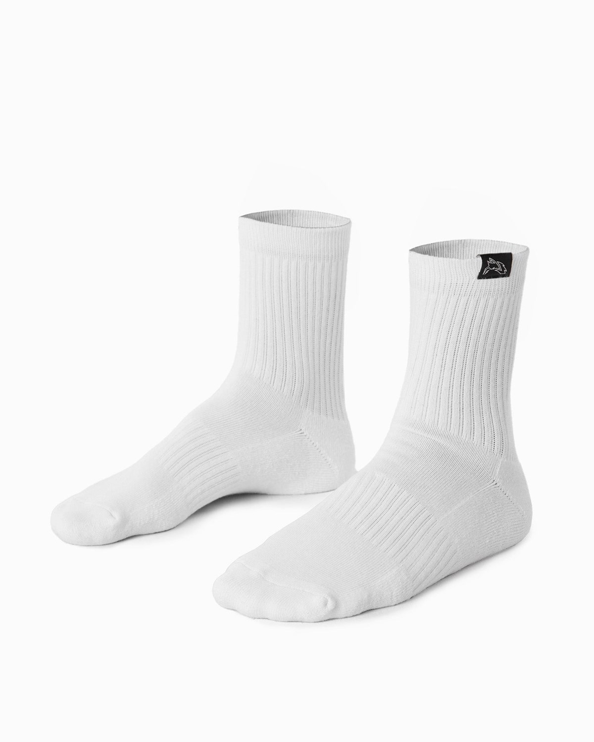 Alphalete Crew Sock Hvide | IKBFT3864