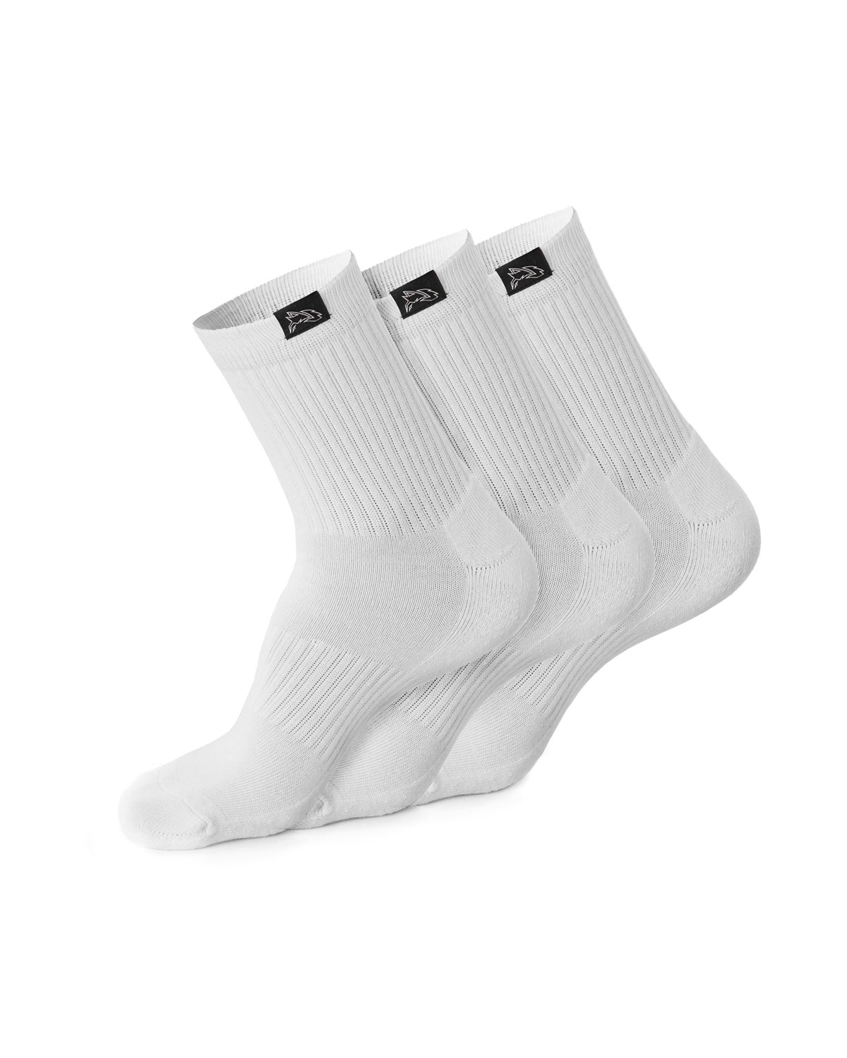 Alphalete Crew Sock Hvide | IKBFT3864