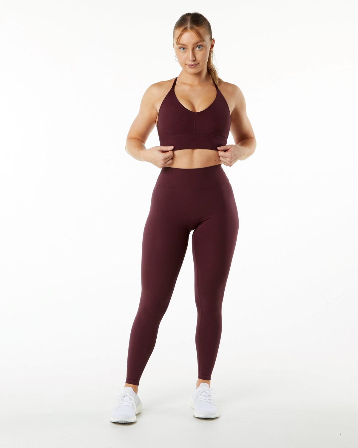 Alphalete Double Brushed All-Purpose Legging Sort | EIVLB4951