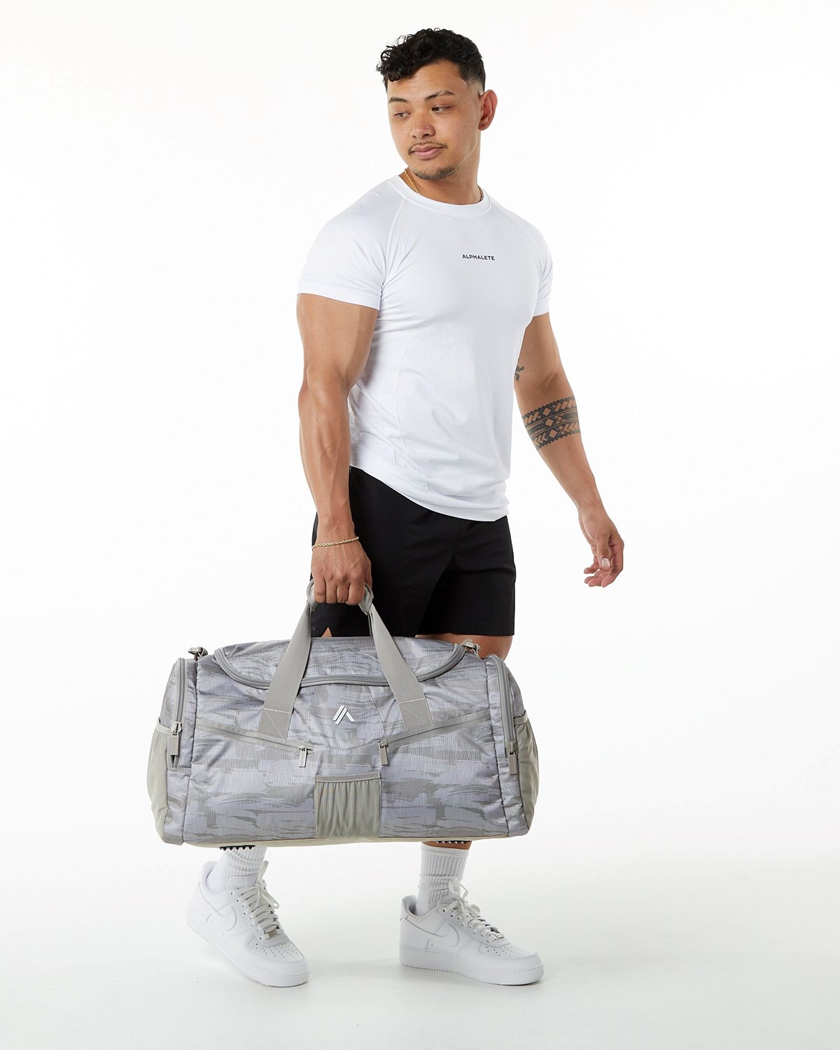 Alphalete Duffel Bag Camo | GZWBO9364