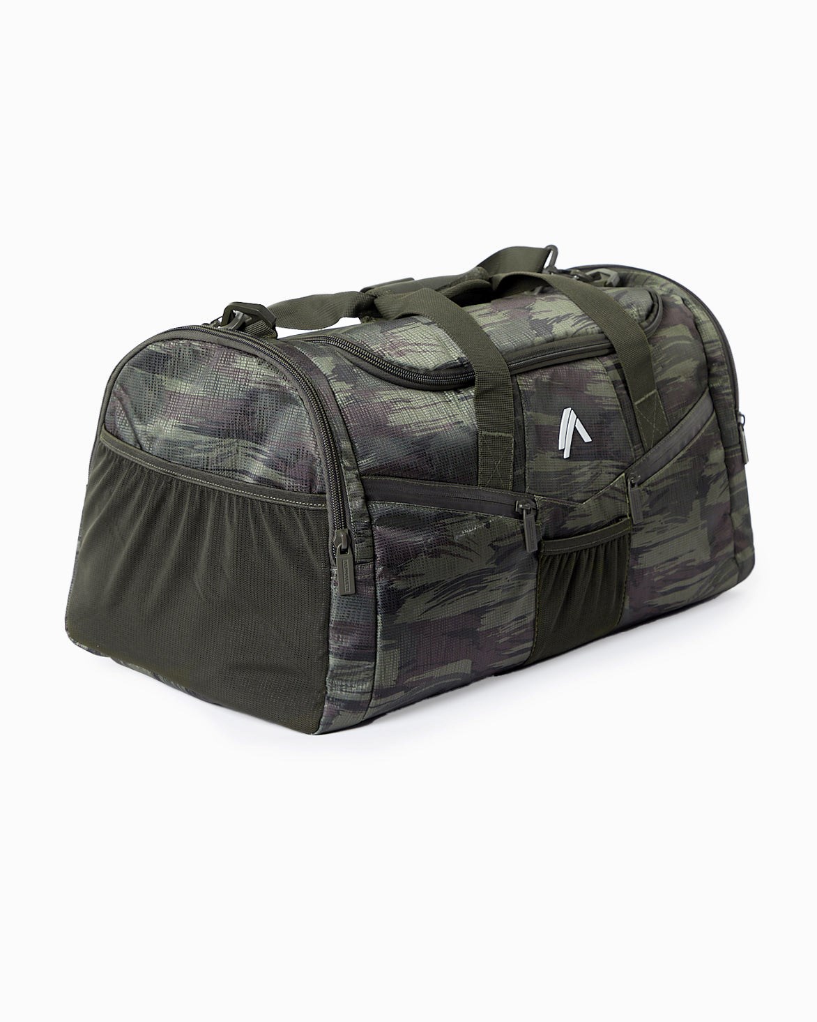 Alphalete Duffel Bag Olivengrøn Camo | RGJCU2714