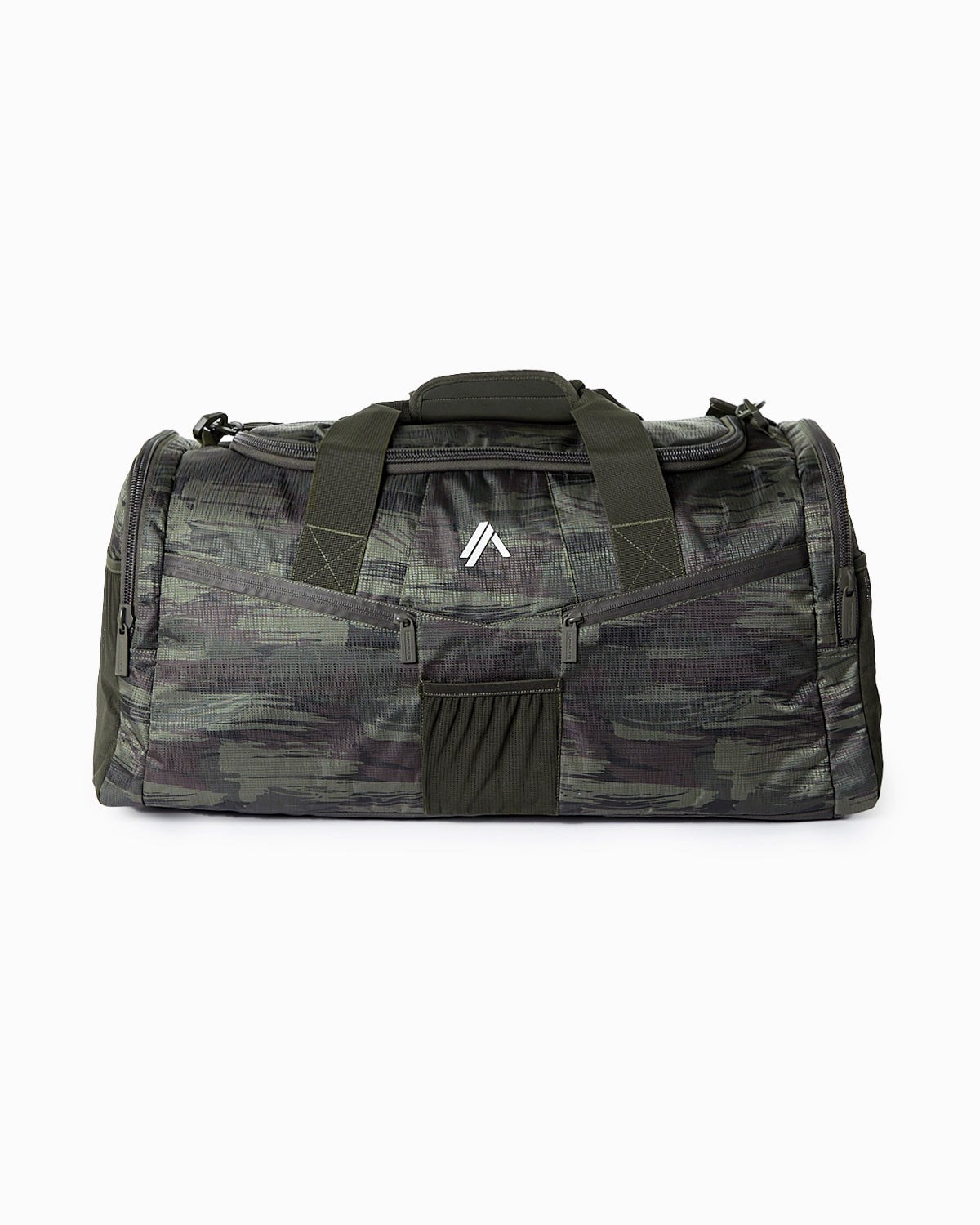 Alphalete Duffel Bag Olivengrøn Camo | RGJCU2714